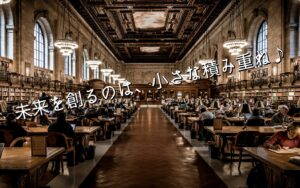 未来を創るのは、小さな積み重ね♪