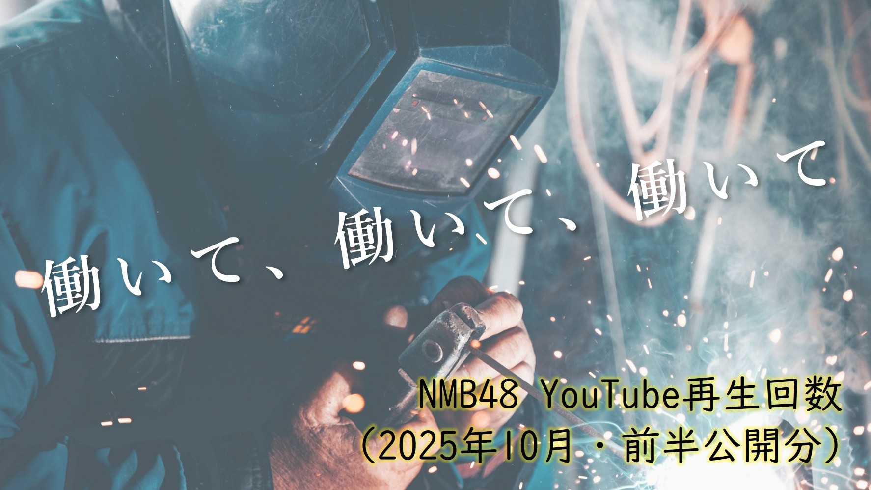 (サムネイル画像)NMB48 YouTube再生回数 2025年10月・前半公開分