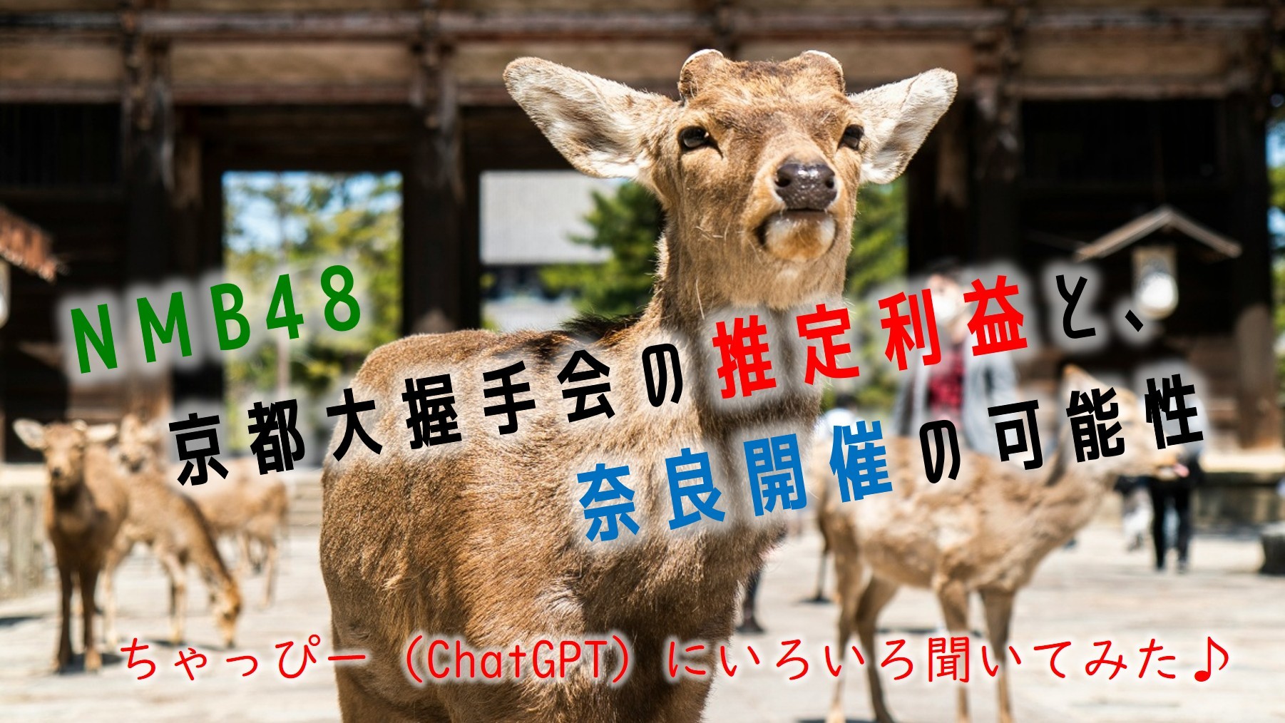 (サムネイル画像)NMB48京都大握手会の推定利益